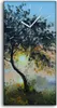 Wanduhr Uhr Wandbild Leinwand 30x60 Ölgemälde Baum Himmel Produktbild-Vorschau 1