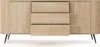 Sideboard LOVI 196 cm Eiche Cremona Riffelfront Produktbild-Vorschau 4