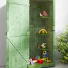 Outsunny Gartenschrank Holz Geräteschuppen mit 3 abnehmbar Produktbild-Vorschau 9