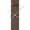 JVD HC25.6 Wanduhr Quarz analog nussbaum farben schmal Produktbild-Vorschau 3