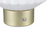 LED stolová lampa - H 19 cm - Mosadz - Biela - Sklo - Kov - Náhľad obrázku produktu 10