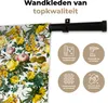 MuchoWow® Wandteppich Wandbehang Pfingstrose - Gelb - Produktbild-Vorschau 3
