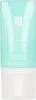 A product shot of a cosmetic tube with a white cap and a teal body, against a white background. Anteprima dell’immagine prodotto