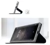 A smartphone case is shown in two different configurations: standing up and lying flat. Podgląd zdjęcia produktu