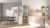 Bosch KSN36AICM Serie 6, Freistehender Kühlschrank, 186.2 x 59.5 cm, Inox, aufgestellt im Raum geöffnet Produktbild-Vorschau
