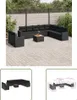 The Living Store 11-tlg. Garten-Sofagarnitur mit Kissen Produktbild-Vorschau 1