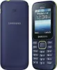 A blue Samsung GURU MUSIC 2 SM-B310E mobile phone is shown from the front and back. Produktbild-Vorschau