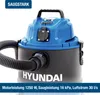 A close-up studio shot of a Hyundai wet and dry vacuum cleaner. Produktbild-Vorschau