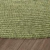 Volero - Outdoor Jute Teppich Rund - Bali Grün - Ø 100 cm - Produktbild-Vorschau 4