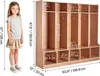 VEVOR Offener Kinderkleiderschrank aus Holz, Produktbild-Vorschau 8