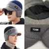 Herren Wintermütze mit Schirm Visor, Warm Strickmütze Produktbild-Vorschau 8