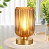 Tischlampe Kabellose LED Tischleuchte aus Gold Glas Produktbild-Vorschau 1