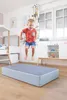 Kinder Hüpfmatratze / Hüpfpolster 107x70x17 blau/hellblau, Produktbild-Vorschau 2