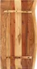 A top-down view of a wooden tabletop with visible grain patterns and color variations. Two wooden support bars with pre-drilled holes are attached across the width of the tabletop. Náhľad obrázku produktu