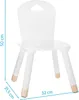 Atmosphera Chaise haute pour enfant Blanc - 50x30x30 cm Voir les images du produit 11