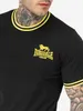 T-shirt homme coupe slim DUCANSBY Black/Yellow L Lonsdale Voir les images du produit 5