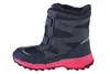 A single navy and pink winter boot for children is shown against a white background. Produktbild-Vorschau