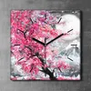 Coloray Uhr auf Leinwand 30x30 cm Wand Uhr Dekoration Produktbild-Vorschau 2