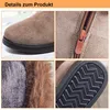 Gefütterte Schlupfstiefel Warme Winterstiefel Damen, Produktbild-Vorschau 7