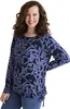 Stooker Women CARA Damen Langarmshirt Slim Fit 40/42 blue Produktbild-Vorschau 1