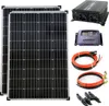 Solar Set 12V 2x100 Watt Solarpanel 20A Laderegler 1000W Produktbild-Vorschau 1
