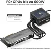 deleyCON 30cm PCIe 16pin (12+4pin) Stecker auf 4x8(6+2pin) Produktbild-Vorschau 3