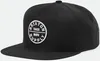 Brixton Oath III Snapback Cap, schwarz, Einheitsgröße Produktbild-Vorschau 1