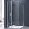 doporro Cabine de Douche en Angle Transparent 90x80x190cm Voir les images du produit 1