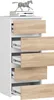 Kommode AKORD CL5 Weiß 40 cm 5 Schubladen Front Produktbild-Vorschau 2