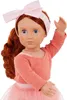 Our Generation – Aubrie – baletná bábika, 46 cm – červené Náhľad obrázku produktu 2