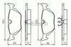 Bosch Bremsbelagsatz, Scheibenbremse Hinterachse 0 986 460 Produktbild-Vorschau 1