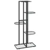vidaXL Stojak na kwiaty 5-poziomowy 43x22x98 cm czarny Podgląd zdjęcia produktu 1