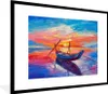 MuchoWow® Gerahmtes Poster Malerei - Boot - Ölfarbe - Produktbild-Vorschau 1