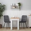 Homestyle4u 2761, Essgruppe mit 2 Stühlen Weiß Holz Eiche Produktbild-Vorschau 10