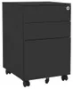 vidaXL Aktenschrank mit Rollen Anthrazit 39x45x60 cm Stahl Produktbild-Vorschau 8