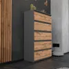 Commode 5 tiroirs - Buffet en bois 70x115x33,5 Commode Voir les images du produit 8