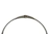 A close-up view of a metal ring with a clasp mechanism. Produktbild-Vorschau