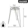 WAGNER Pflanzenständer HAIRPIN STYLE - Ø 30/50 x 60 cm, für Produktbild-Vorschau 2