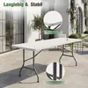 Sekey Buffettisch Klappbar Campingtisch Kunststoff mit Produktbild-Vorschau 4