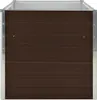 vidaXL Zvýšená posteľ Brown 160 x 80 x 77 cm Pozinkovaná Náhľad obrázku produktu 5