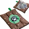 PETSTORY Schlafmatte Hundebett Kaffee 55x42 cm Produktbild-Vorschau 2