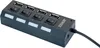 Schwaiger USB Hub 4-fach 2.0A Buchse Passiv schwarz Produktbild-Vorschau 5