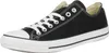 A single black Converse All Star sneaker with white laces and white sole, shown from a side-angle on a white background. Voir les images du produit