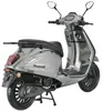 Motorroller Napoli 50 ccm 45 km/h EURO 5 silber-schwarz Produktbild-Vorschau 5