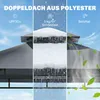 Outsunny Grillpavillon 2,4 x 1,4 m, Windfest Produktbild-Vorschau 4