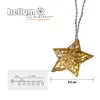 Lichterkette LED Sterne gold Motiv Metall Weihnachten Deko Produktbild-Vorschau 3