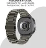Strap-it Titanium Gliederband mit Schmetterlingsverschluss Produktbild-Vorschau 6