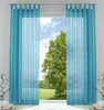 2er-Pack Gardinen Transparent Vorhang Set Wohnzimmer Voile Produktbild-Vorschau 1