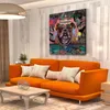 Street Art Bulldogge Graffiti Leinwandbild Wandbild Produktbild-Vorschau 3