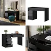 Schminktisch Vicco Omira Schwarz 120 cm ohne Spiegel, Model Produktbild-Vorschau 9